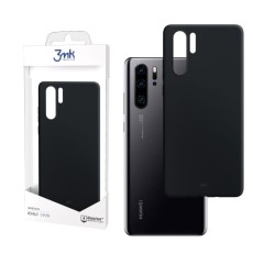 3MK Matt Case priekš Huawei P30 Pro - Melns - matēts silikona aizmugures apvalks  / bampers-maciņš
