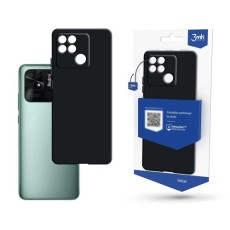3MK Matt Case priekš Xiaomi Redmi 10C - Melns - matēts silikona aizmugures apvalks  / bampers-maciņš