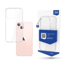 3MK Armor Case priekš Apple iPhone 14 - Caurspīdīgs - triecienizturīgs silikona aizmugures apvalks / bampers-vāciņš