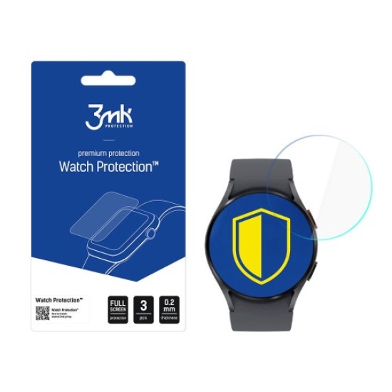 3MK Watch Protection FlexibleGlass (3 gab.) Hybrid Tempered Glass / Film priekš Samsung Galaxy Watch 5 40mm - hibrīds ekrāna aizsargstikls / aizsargplēve