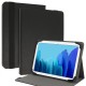 Wonder Leather Universal Book Case priekš 13 inch Tablet PC - Melns - Universāls sāniski atverams maks planšetdatoriem ar stendu