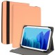 Wonder Soft Universal Book Case priekš 11 inch Tablet PC - Oranžs - Universāls sāniski atverams maks planšetdatoriem ar stendu