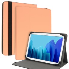 Wonder Soft Universal Book Case priekš 13 inch Tablet PC - Oranžs - Universāls sāniski atverams maks planšetdatoriem ar stendu