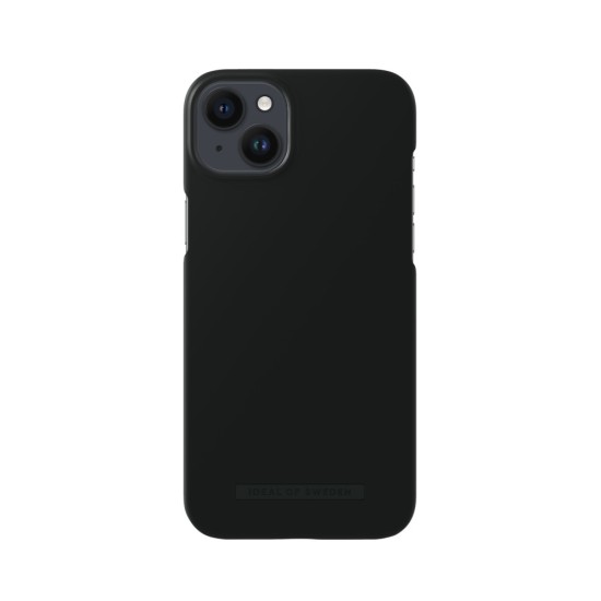 iDeal of Sweden Seamless SS22 Back Case для Apple iPhone 14 Plus - Coal Black - жесткий силиконовый чехол-накладка с встроенной металической пластиной / бампер-крышка