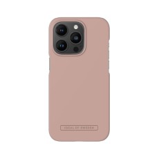 iDeal of Sweden Seamless SS22 Back Case priekš Apple iPhone 14 Pro - Blush Pink - ciets silikona aizmugures apvalks ar iebūvētu metālisku plāksni / bampers-vāciņš