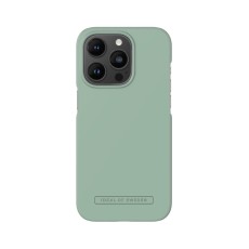 iDeal of Sweden Seamless SS22 Back Case priekš Apple iPhone 14 Pro - Sage Green - ciets silikona aizmugures apvalks ar iebūvētu metālisku plāksni / bampers-vāciņš