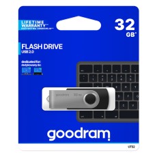 Goodram UTS2 Flash Drive 32GB USB 2.0 Flash Atmiņa - Melna