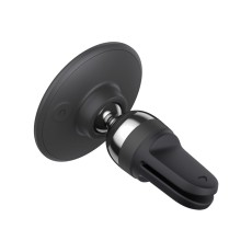 Baseus Magnetic Air Vent Car Mount Holder with Cable Clip - Melns - Universāls stiprinājums turētājs auto ventilācijas režģa