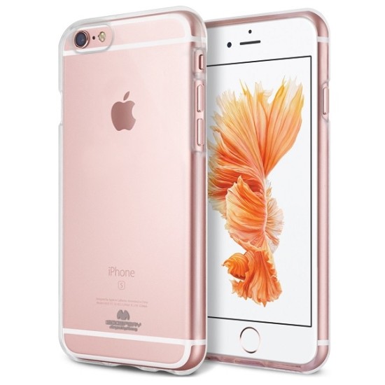 Mercury Jelly Case priekš Apple iPhone 14 Plus - Caurspīdīgs - silikona aizmugures apvalks / bampers-vāciņš