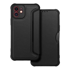 Razor Book Case priekš Apple iPhone 14 Pro - Melns - sāniski atverams maciņš / grāmatveida maks