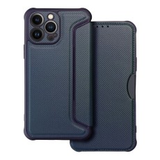 Razor Book Case priekš Apple iPhone 14 Pro - Zils - sāniski atverams maciņš / grāmatveida maks