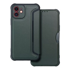 Razor Book Case priekš Apple iPhone 14 Pro - Tumši Zaļš - sāniski atverams maciņš / grāmatveida maks