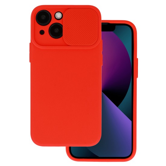 CamShield Soft Back Case для Samsung Galaxy A13 4G A135 - Красный - силиконовая накладка / бампер с защитным механизмом для камеры