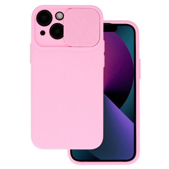 CamShield Soft Back Case priekš Samsung Galaxy A13 5G A136 / A04s A047F - Gaiši Rozā - silikona aizmugures apvalks / bampers ar kameras aizsargmehānismu