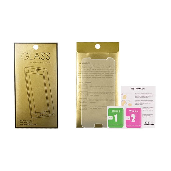 Gold Box Tempered Glass screen protector priekš Samsung Galaxy A20e A202 - Ekrāna Aizsargstikls / Bruņota Stikla Aizsargplēve