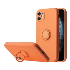 Vennus Silicone Ring Back Case priekš Samsung Galaxy A13 5G A136 / A04s A047F - Oranžs - silikona aizmugures apvalks ar gredzenu un auklu / bampers-vāciņš