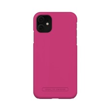 iDeal of Sweden Seamless AG22 Back Case priekš Apple iPhone 11 - Magenta - ciets silikona aizmugures apvalks ar iebūvētu metālisku plāksni / bampers-vāciņš