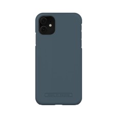 iDeal of Sweden Seamless SS22 Back Case priekš Apple iPhone 11 - Midnight Blue - ciets silikona aizmugures apvalks ar iebūvētu metālisku plāksni / bampers-vāciņš