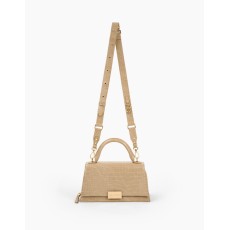 iDeal of Sweden AG22 Valentina Top-Handle Bag - Beige Croco - sieviešu rokassoma / pleca soma