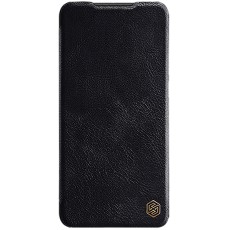 NILLKIN Qin Series Card Holder Leather Flip Case priekš Xiaomi 12 Lite - Melns - sāniski atverams maciņš (ādas maks, grāmatiņa, leather book wallet case cover)