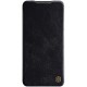 NILLKIN Qin Series Card Holder Leather Flip Case priekš Xiaomi 12 Lite - Melns - sāniski atverams maciņš (ādas maks, grāmatiņa, leather book wallet case cover)