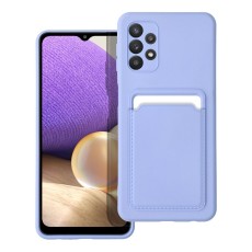 Forcell Card Back Case priekš Samsung Galaxy A33 5G A336 - Violets - silikona aizmugures apvalks ar kabatiņu / bampers-vāciņš