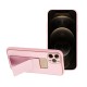 Forcell Leather Back Case with Kickstand для Apple iPhone 14 Plus - Розовый - чехол-накладка из искусственной кожи со стендом / подставкой / бампер-крышка