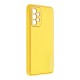 Forcell Leather Back Case priekš Apple iPhone 14 Plus - Dzeltens - mākslīgās ādas aizmugures apvalks / bampers-vāciņš