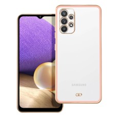 Lux Back Case priekš Samsung Galaxy A53 5G A536 - Caurspīdīgs / Rozā - silikona aizmugures apvalks / bampers-vāciņš