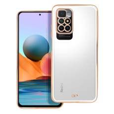 Lux Back Case priekš Xiaomi Redmi 10 - Caurspīdīgs / Balts - silikona aizmugures apvalks / bampers-vāciņš