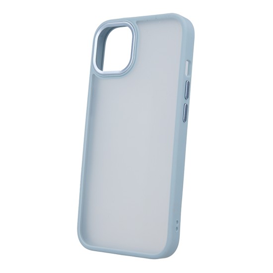 Satin Matt Back Case priekš Apple iPhone 11 - Gaiši Zils - matēts silikona aizmugures apvalks / bampers-vāciņš