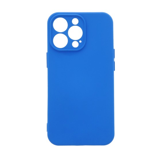 OEM Silicone Back Case (Microfiber Soft Touch) priekš Apple iPhone 11 - Zils - matēts silikona aizmugures apvalks