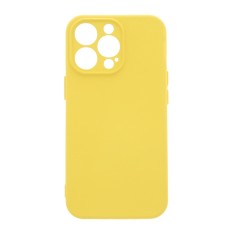 OEM Silicone Back Case (Microfiber Soft Touch) priekš Apple iPhone 11 - Dzeltens - matēts silikona aizmugures apvalks