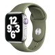Silicone Watch Band size S / M priekš Apple Watch 42 / 44 / 45 mm / Ultra 49 mm - Haki - silikona siksniņas (jostas) priekš pulksteņiem