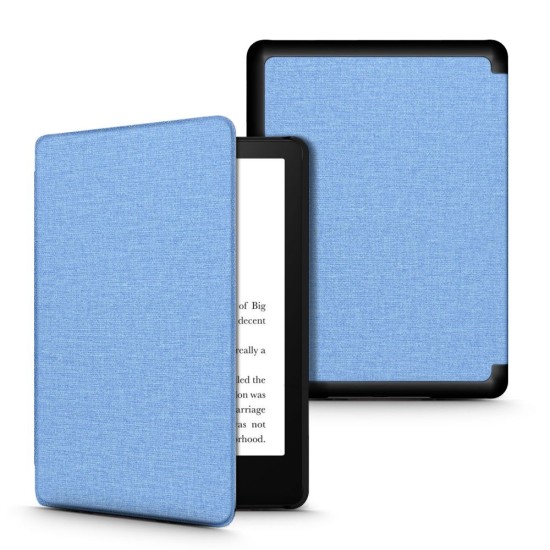Tech-Protect Smart Case priekš Amazon Kindle Paperwhite 5 / SE (2021) - Gaiši Zils - sāniski atverams maciņš ar stendu