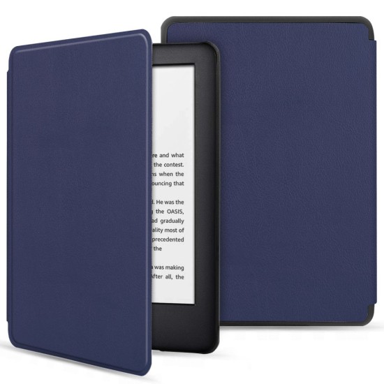 Tech-Protect Smart Case priekš Amazon Kindle Paperwhite 5 / SE (2021) - Zils - sāniski atverams maciņš ar stendu