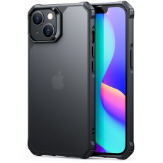 ESR Air Armor Back Case priekš Apple iPhone 14 - Melns - triecienizturīgs silikona-plastikāta aizmugures apvalks / bampers-vāciņš