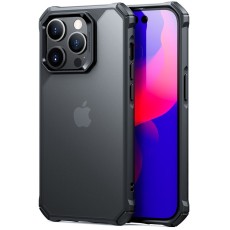 ESR Air Armor Back Case priekš Apple iPhone 14 Pro Max - Melns - triecienizturīgs silikona-plastikāta aizmugures apvalks / bampers-vāciņš