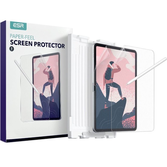 ESR Matte Paper-Feel Screen Protector Film (2gab.) priekš Apple iPad Pro 12.9 (2020 / 2021 / 2022) - Matēta aizsargplēve ekrānam zīmēšanai