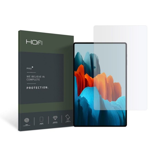 Hofi Premium Pro+ 9H Tempered Glass Screen Protector priekš Samsung Galaxy Tab S7 Plus T970 / T976 / S8 Plus X800 / X806 / S9 Plus X810 - Ekrāna Aizsargstikls / Bruņota Stikla Aizsargplēve