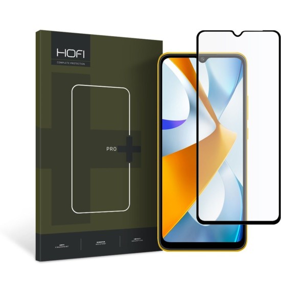 Hofi Premium Pro+ 9H Full Glue Tempered Glass Screen Protector priekš Xiaomi Redmi 10C / Poco C40 - Ekrāna Aizsargstikls / Bruņota Stikla Aizsargplēve
