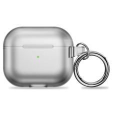 Tech-Protect FlexAir Pro Magsafe Case priekš Apple Airpods Pro - Caurspīdīgs / Melns - silikona apvalks bezvadu austiņu lādēšanas ierīcei ar karabīni