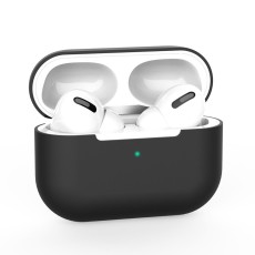 Tech-Protect Icon Case priekš Apple Airpods Pro - Melns - silikona apvalks bezvadu austiņu lādēšanas ierīcei