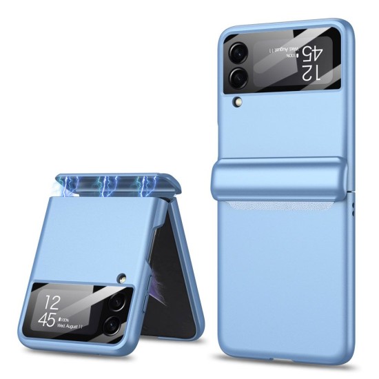 Tech-Protect Icon Case priekš Samsung Galaxy Flip4 5G - Gaiši Zils - plastikāta aizmugures apvalks / vāciņš