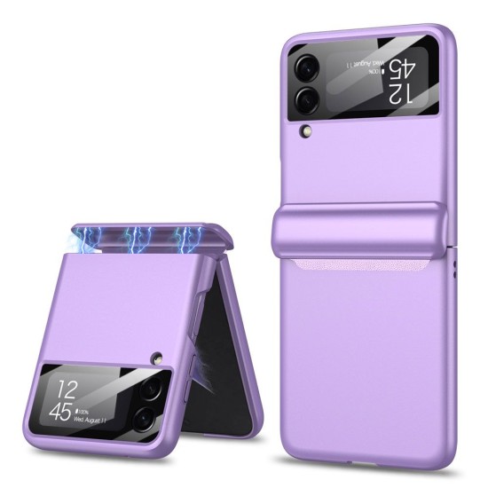 Tech-Protect Icon Case priekš Samsung Galaxy Flip4 5G - Violets - plastikāta aizmugures apvalks / vāciņš