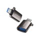 Joyroom USB to Type-C OTG Adapter - Melns - USB adapteris telefoniem vai planšetdatoriem ar Type-C ieeju / konektoru
