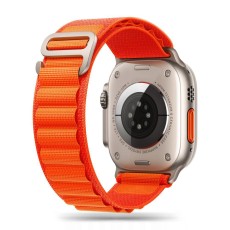 Tech-Protect Nylon Pro Watch Band priekš Apple Watch 42 / 44 / 45 / 46mm / Ultra 49 mm - Oranžs - neilona siksniņa viedpulksteņiem