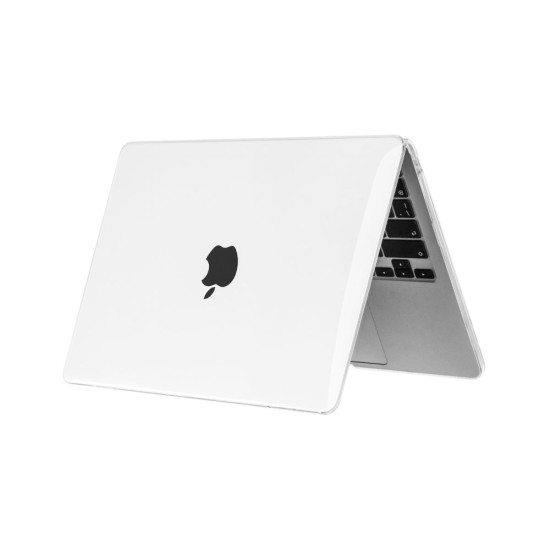 Tech-Protect Smartshell Protective Case priekš Apple MacBook Air 13-inch M2 (2022) A2681 - Caurspīdīgs - plastikas no abām pusēm apvalks / maciņš