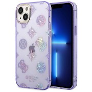 Guess Peony Glitter Collection Back Case