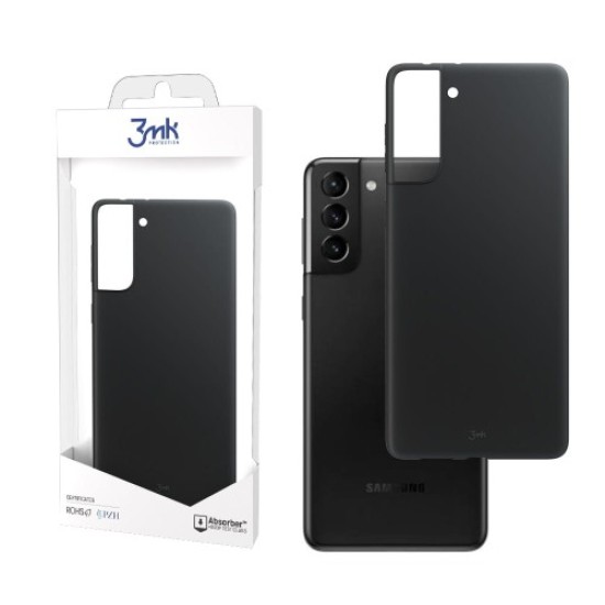 3MK Matt Case priekš Samsung Galaxy S23 5G S911 - Melns - matēts silikona aizmugures apvalks  / bampers-maciņš